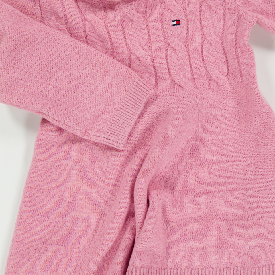 Tommy Hilfiger Baby Girls Dress  Dark Pink
