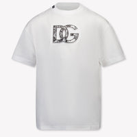 Dolce & Gabbana Kinder Jongens T-Shirt In Wit
