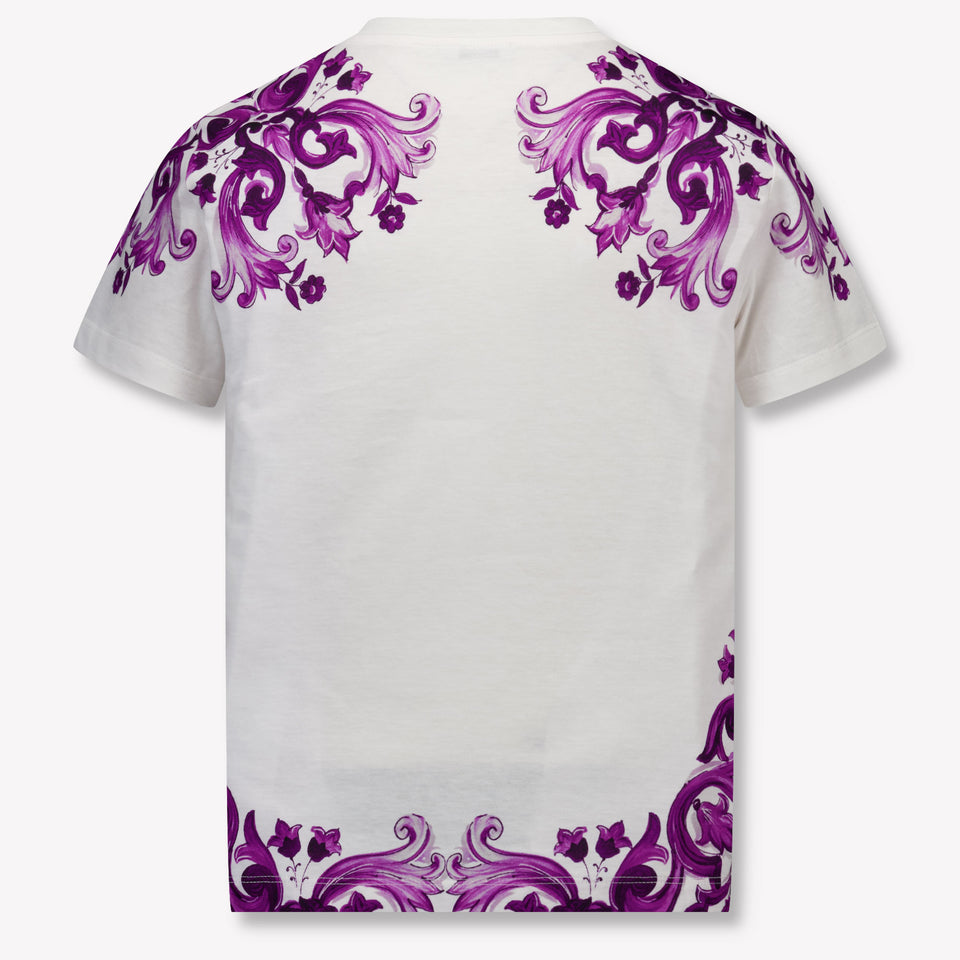 Dolce & Gabbana Kids Girls  T-Shirt White