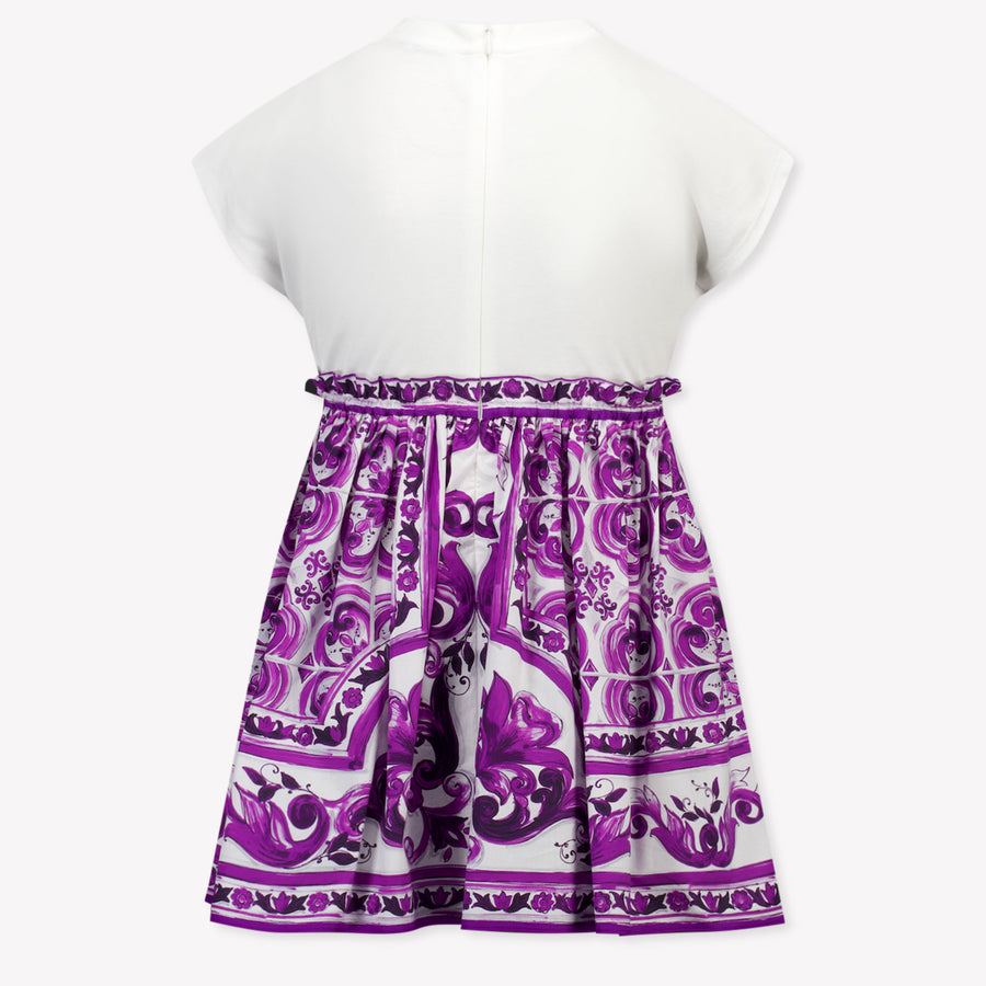 Dolce & Gabbana Kinder Meisjes Jurk In Wit