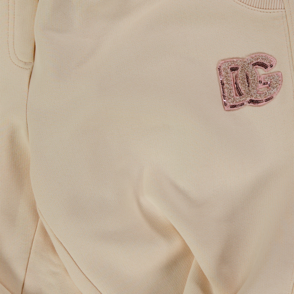 Dolce & Gabbana Kinder Meisjes Broek In Licht Roze
