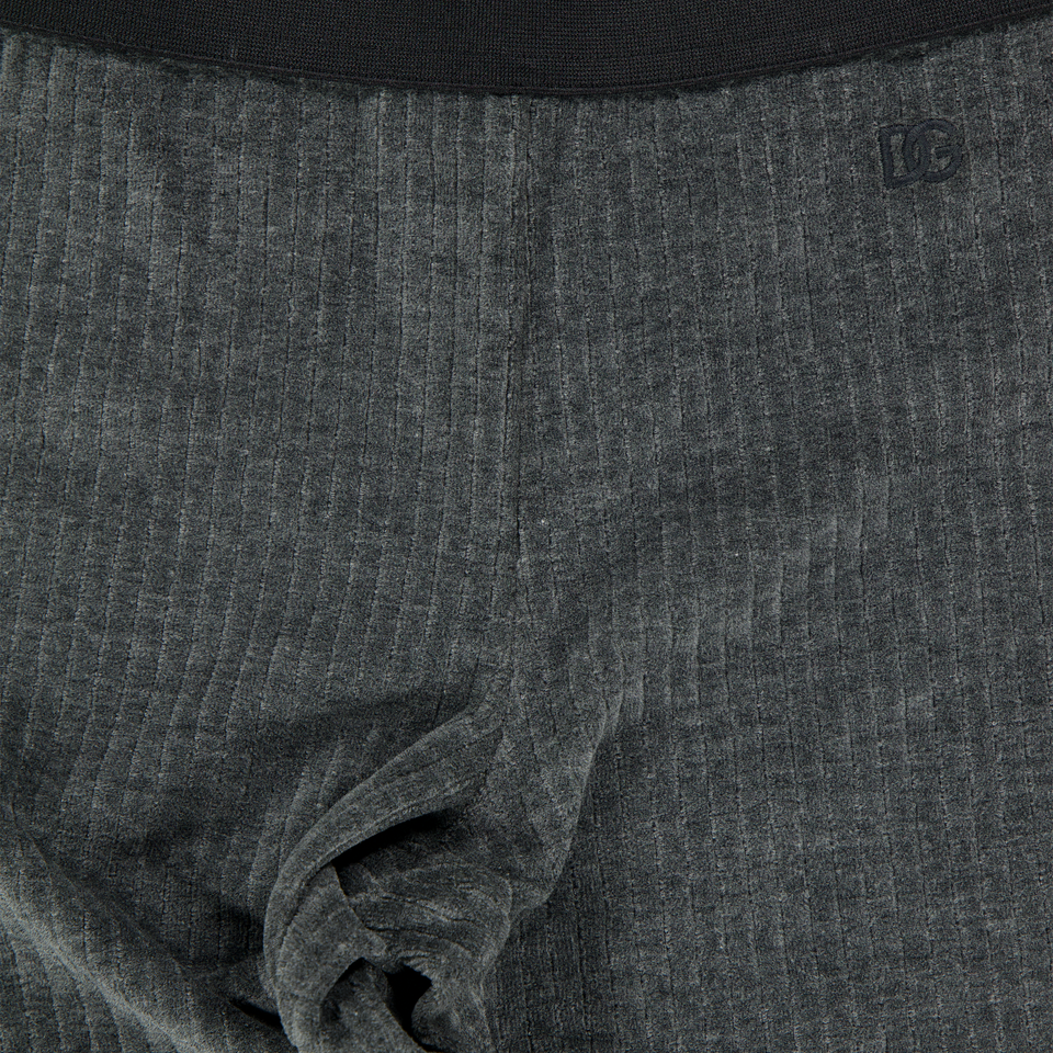 Dolce & Gabbana Kids Girls  Pants Gray