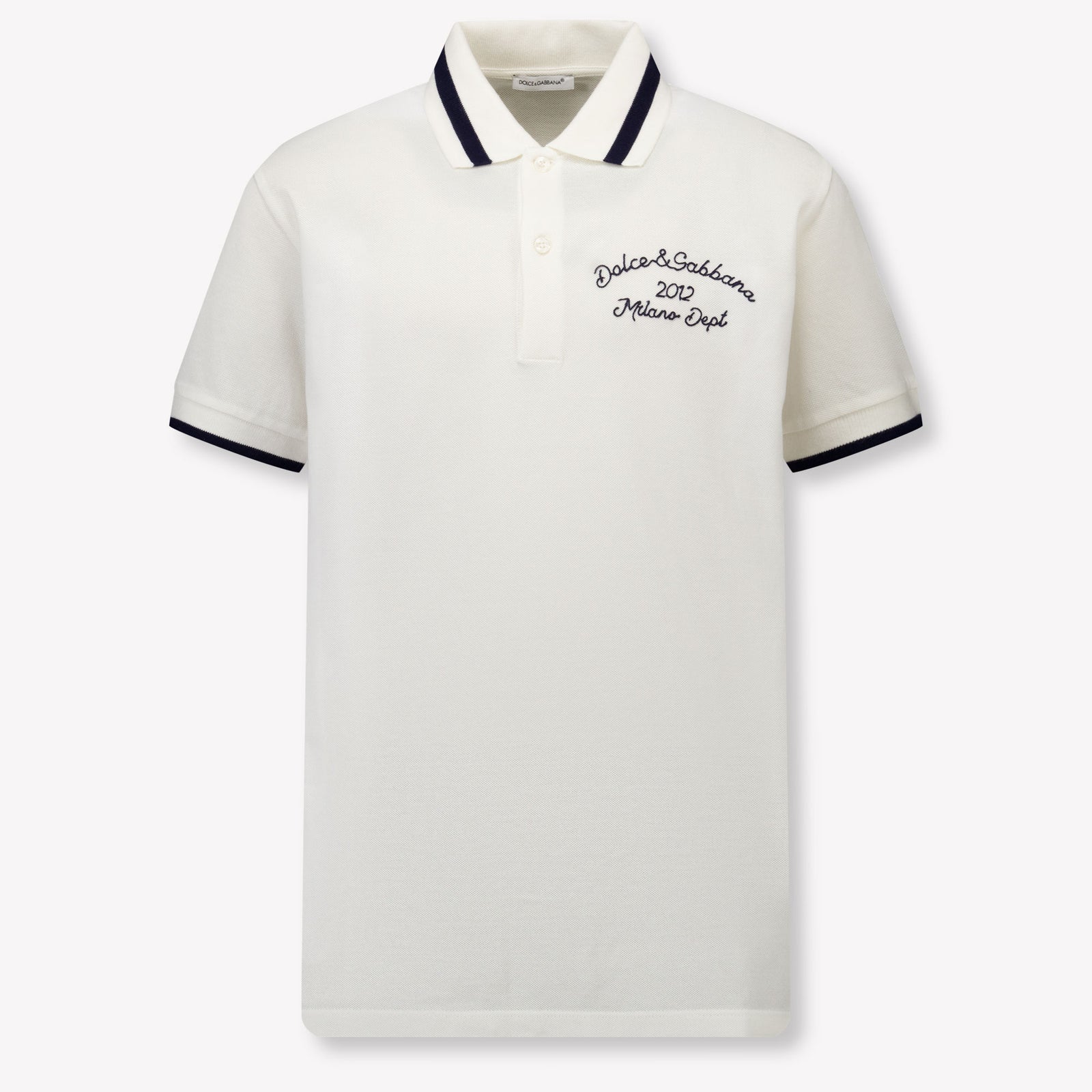 Dolce & Gabbana Kids Boys Polo  White