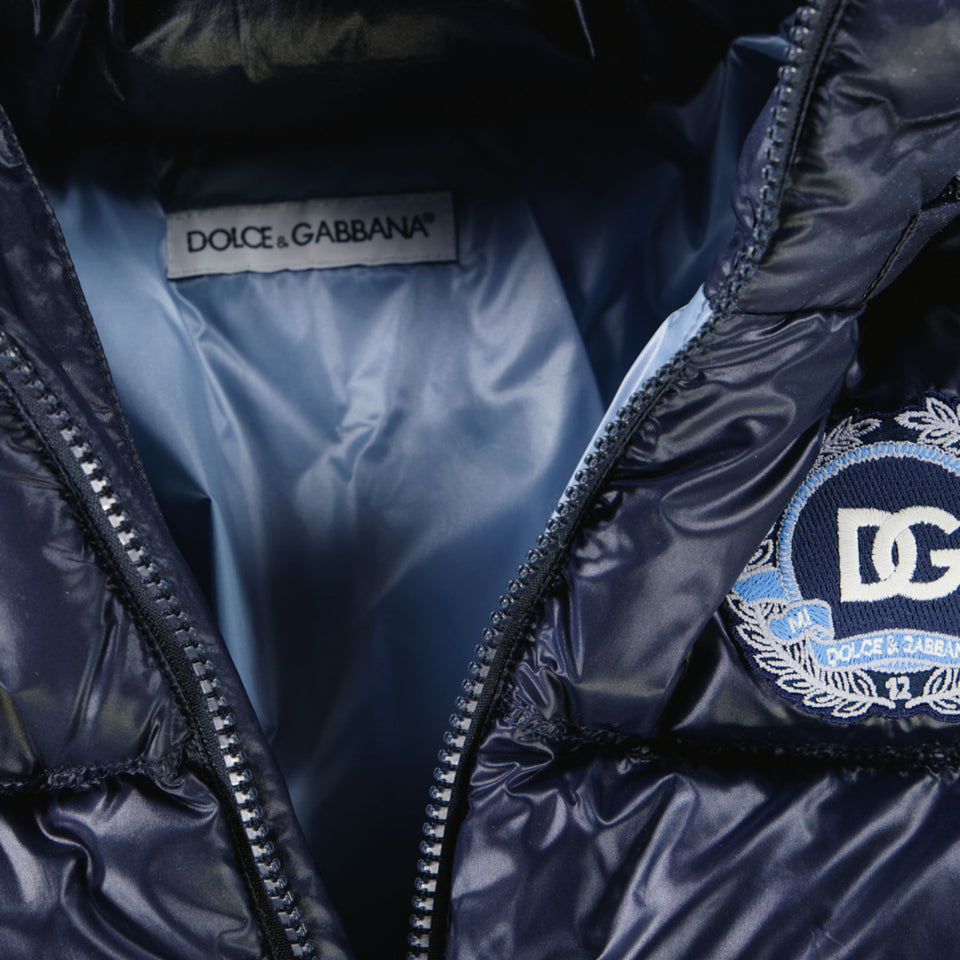 Dolce & Gabbana Kids Boys Winter Jacket  Navy
