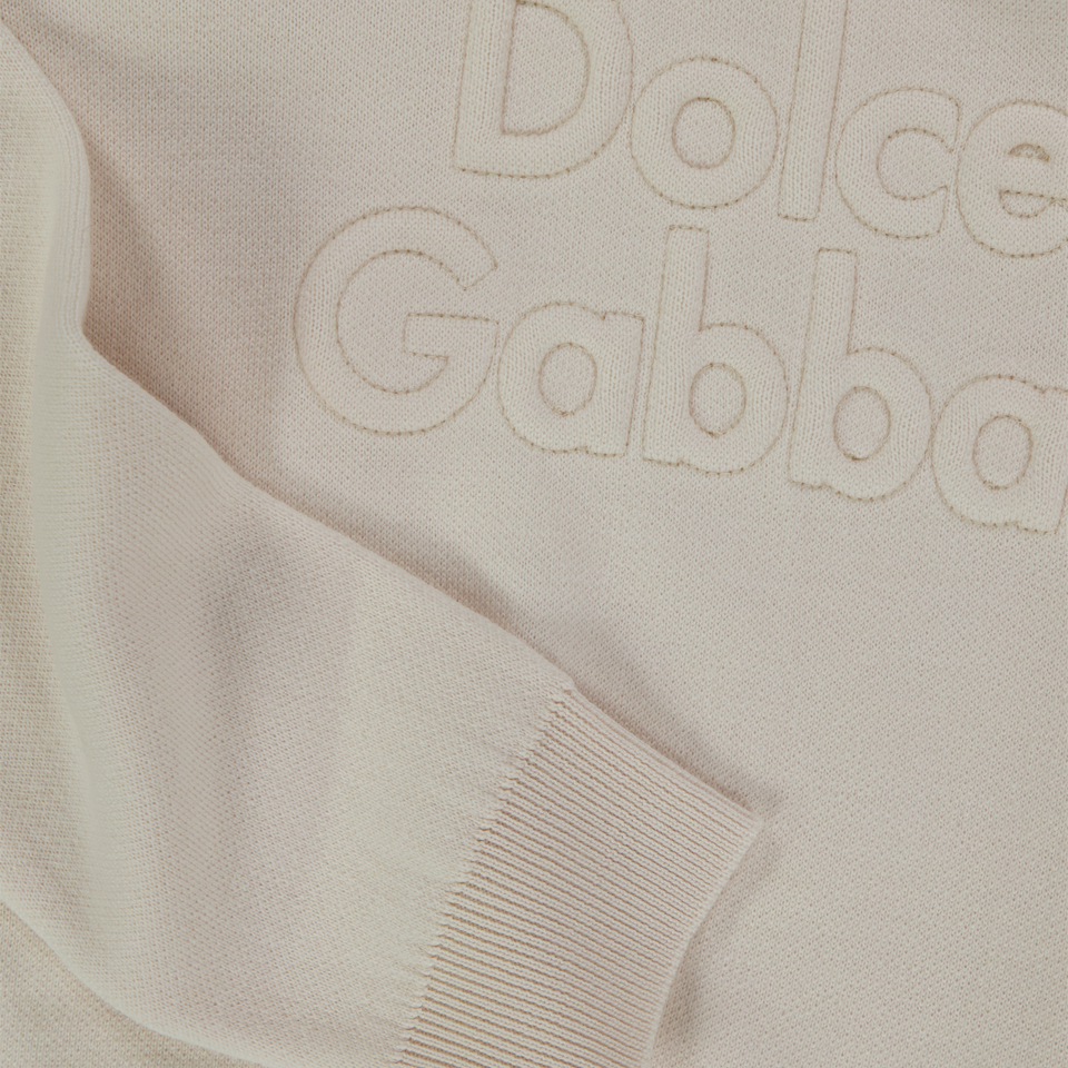 Dolce & Gabbana Kids Boys Sweater  Beige
