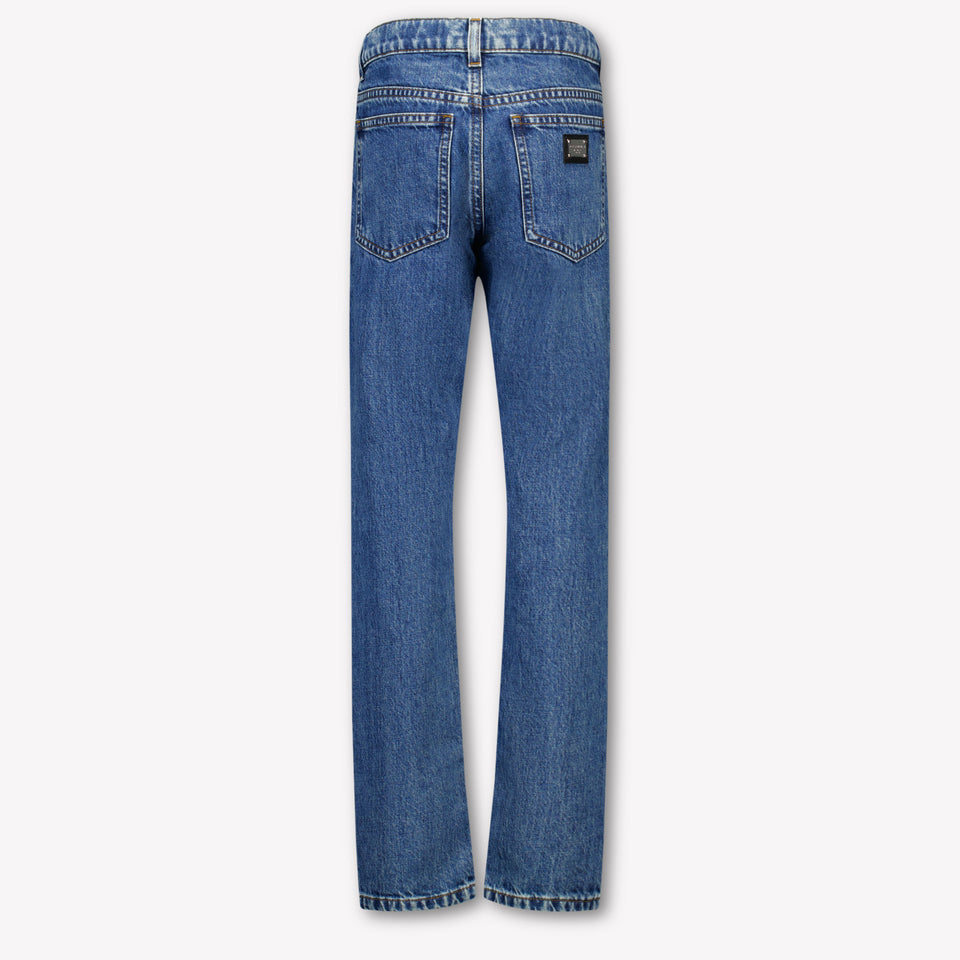 Dolce & Gabbana Kids Boys Jeans  Blue