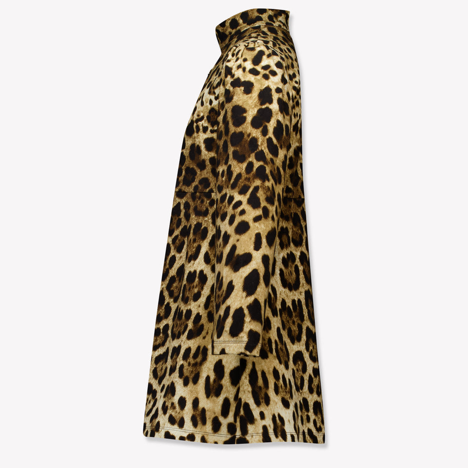 Dolce & Gabbana Kinder Meisjes Jurk In Bruin