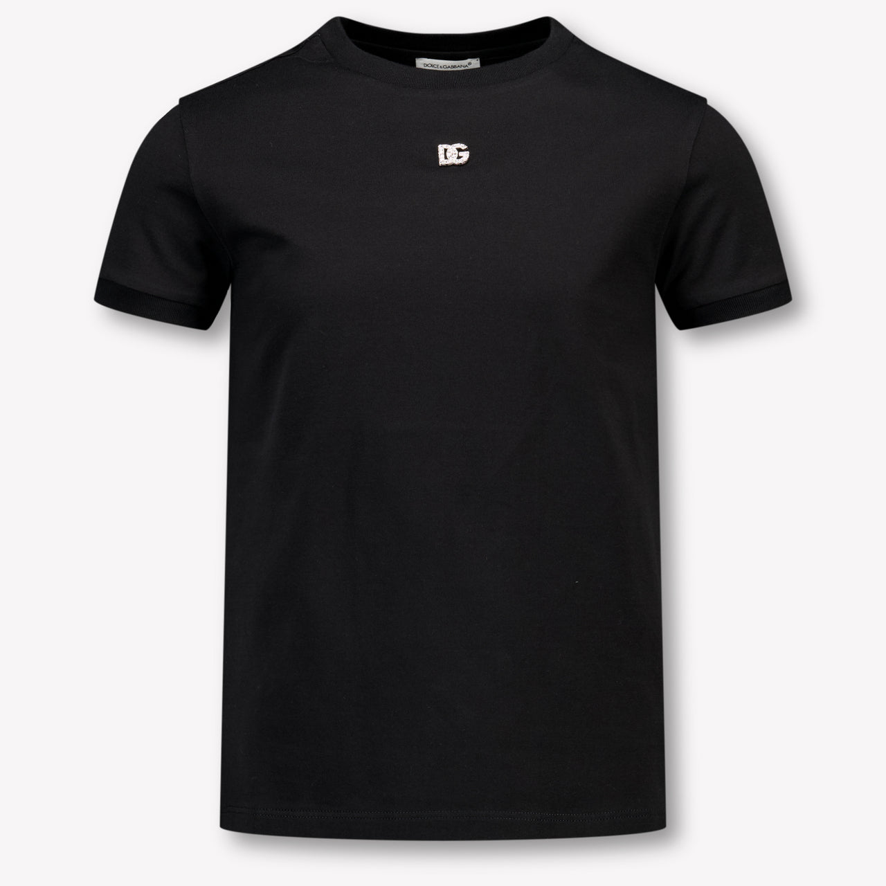 Dolce & Gabbana Kinder Meisjes T-Shirt In Zwart