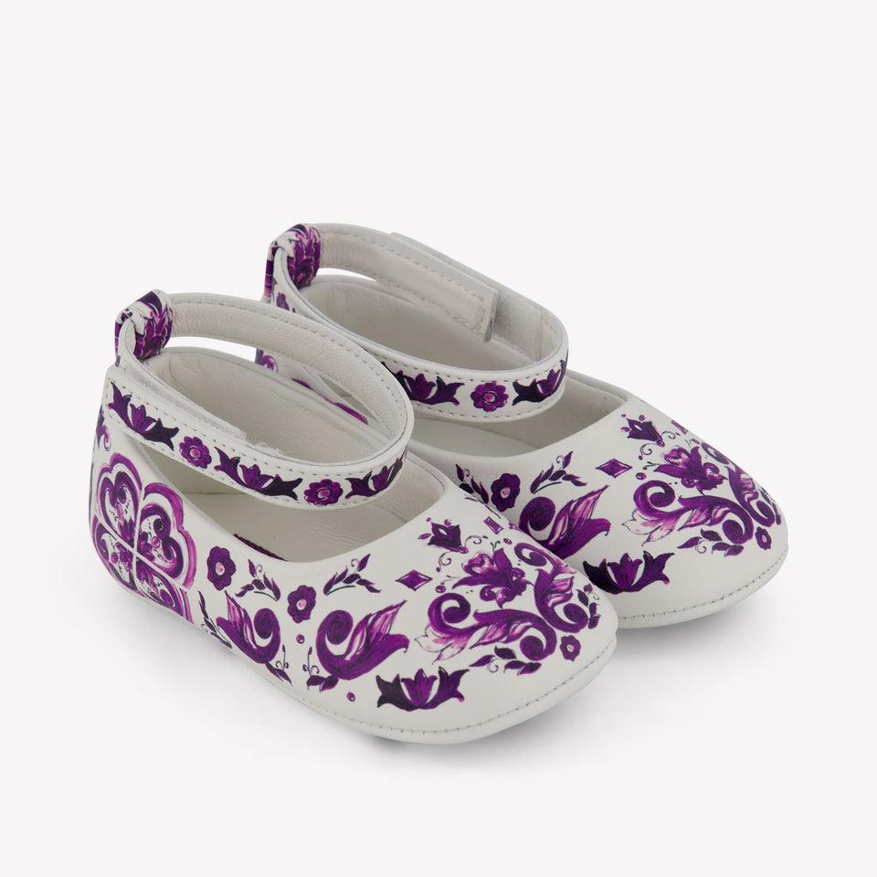 Dolce & Gabbana Baby Girls Shoes  White