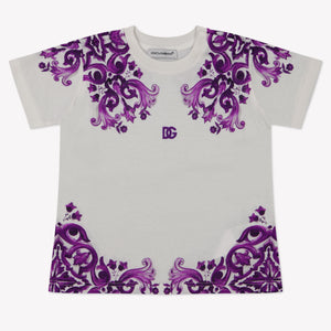 Dolce & Gabbana Baby Meisjes T-Shirt In Wit