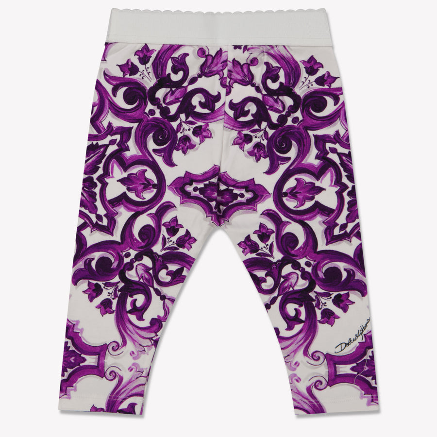 Dolce & Gabbana Baby Meisjes Legging In Wit