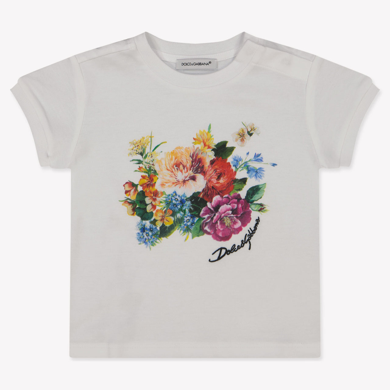 Dolce & Gabbana Baby Meisjes T-Shirt In Wit