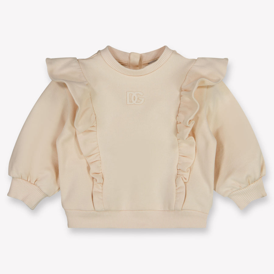 Dolce & Gabbana Baby Meisjes Trui In Licht Roze