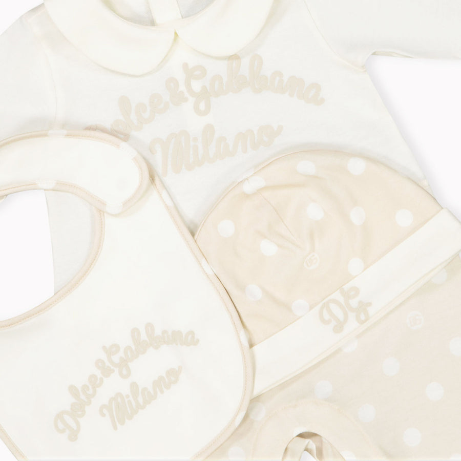 Dolce & Gabbana Baby Unisex Boxpakje In Off White