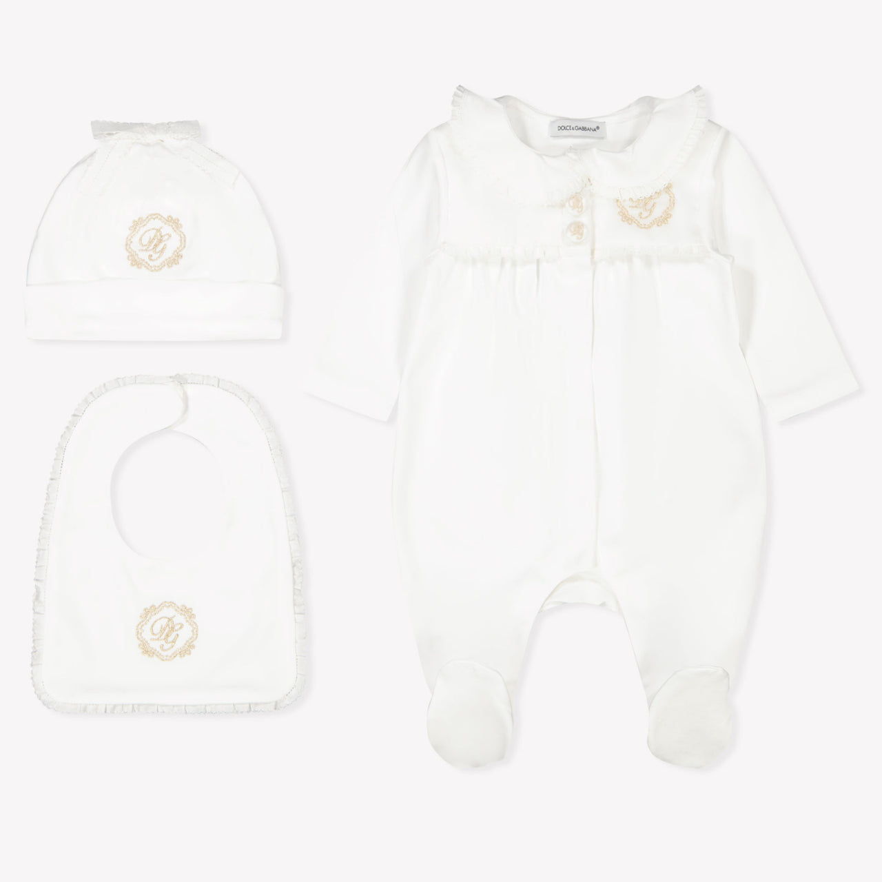 Dolce & Gabbana Baby Meisjes Boxpakje In Wit