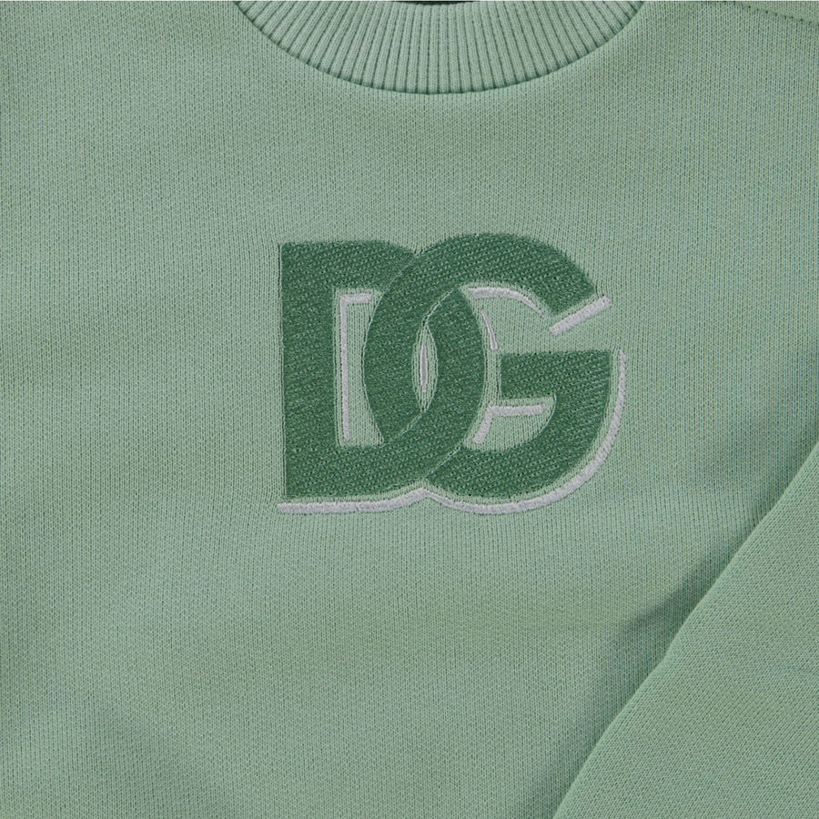 Dolce & Gabbana Baby Jongens Trui In Mint