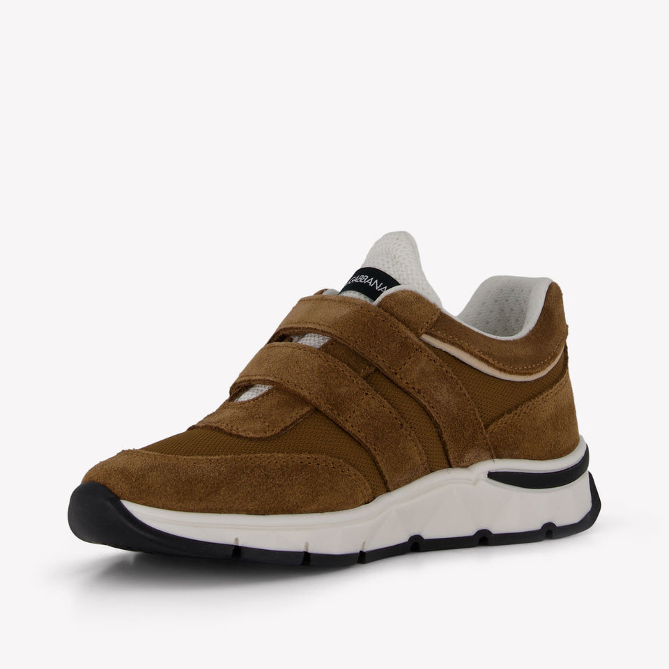 Dolce & Gabbana Jongens Sneakers In Camel