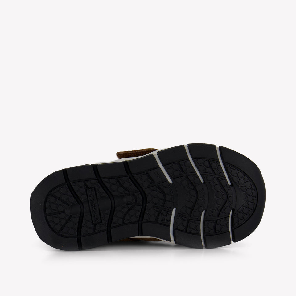 Dolce & Gabbana Jongens Sneakers In Camel