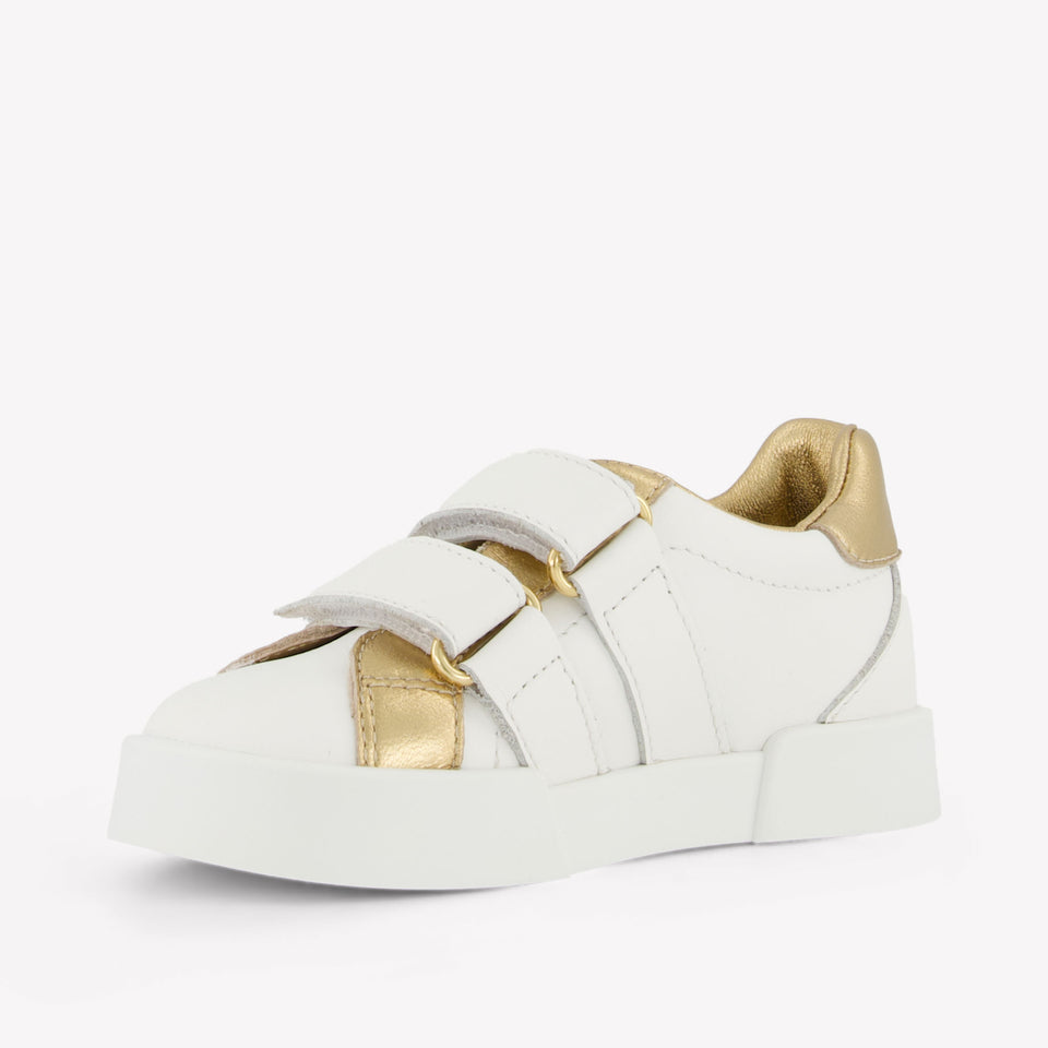 Dolce & Gabbana Girls Sneakers  White