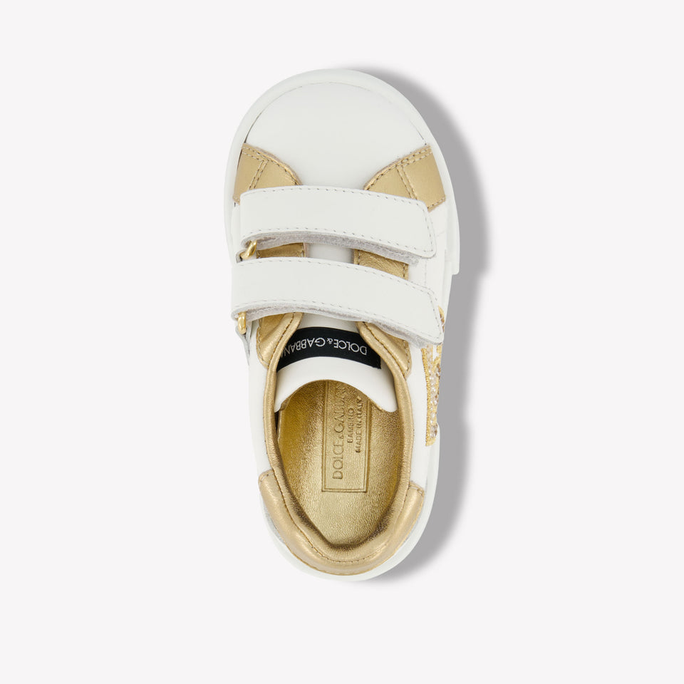 Dolce & Gabbana Girls Sneakers  White