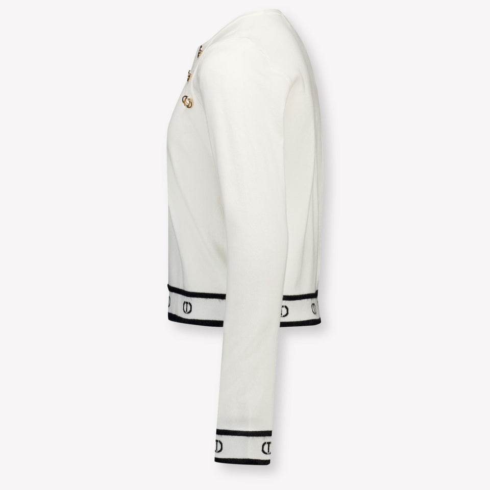 Twset Kids Girls Sweater  Offwhite