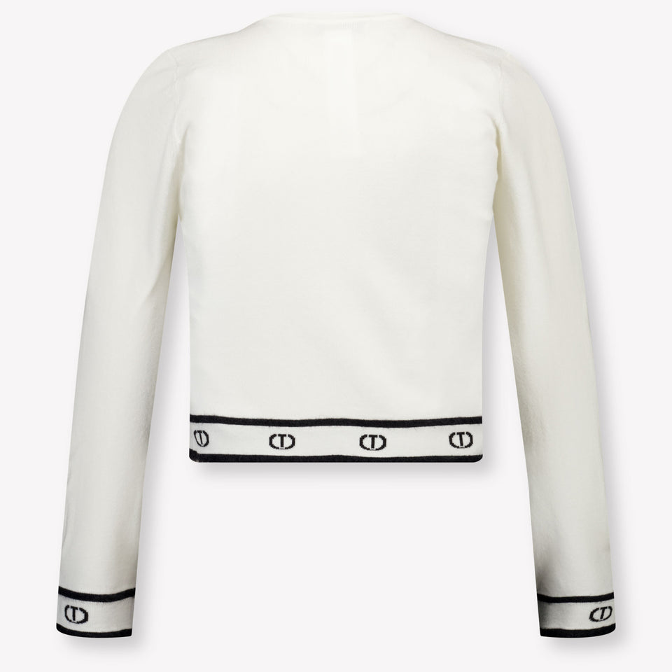Twset Kids Girls Sweater  Offwhite