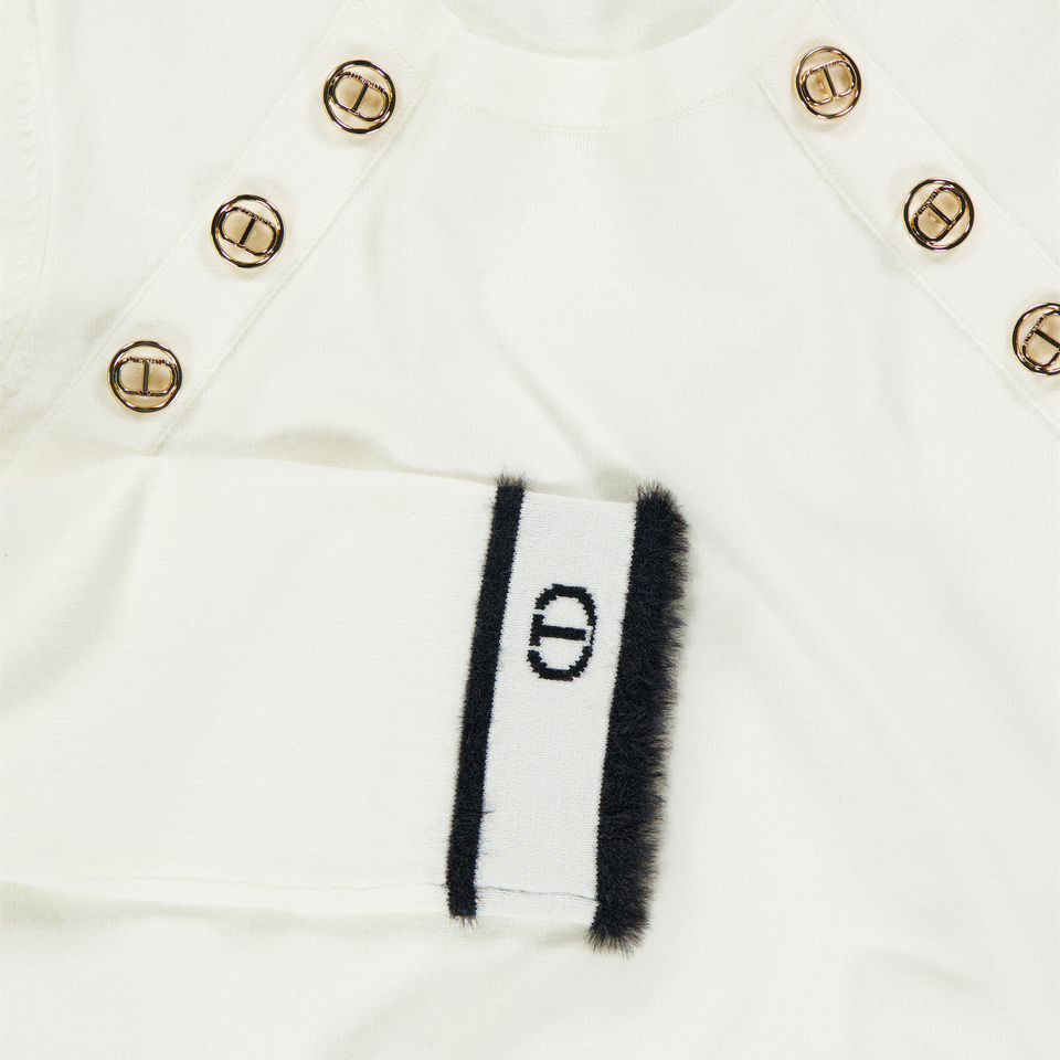 Twset Kids Girls Sweater  Offwhite
