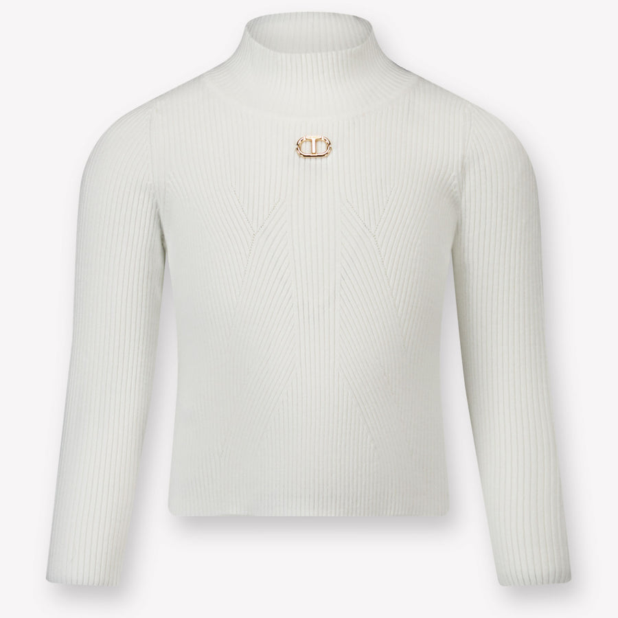 Twinset Kinder Meisjes Trui In Off White