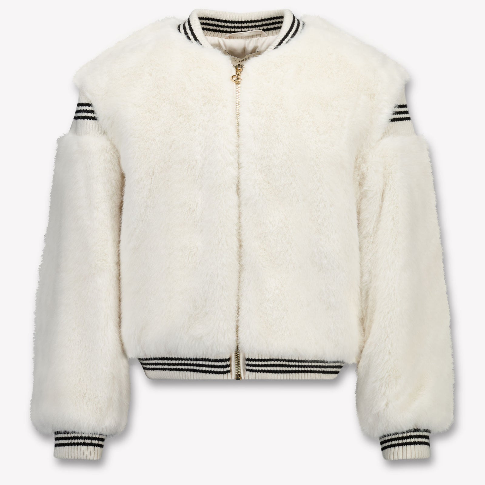 Twinset Kinder Meisjes Faux Fur Jassen In Off White
