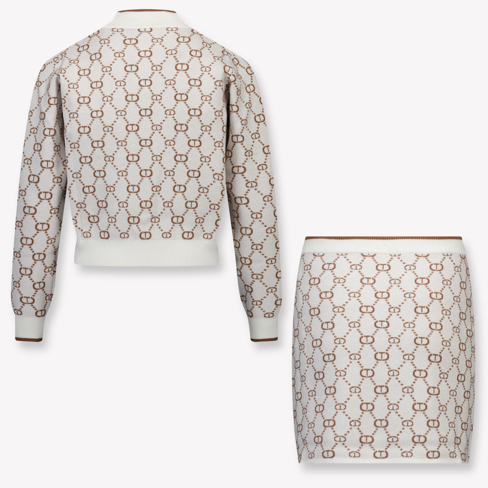 Twinset Kinder Meisjes Setje In Beige