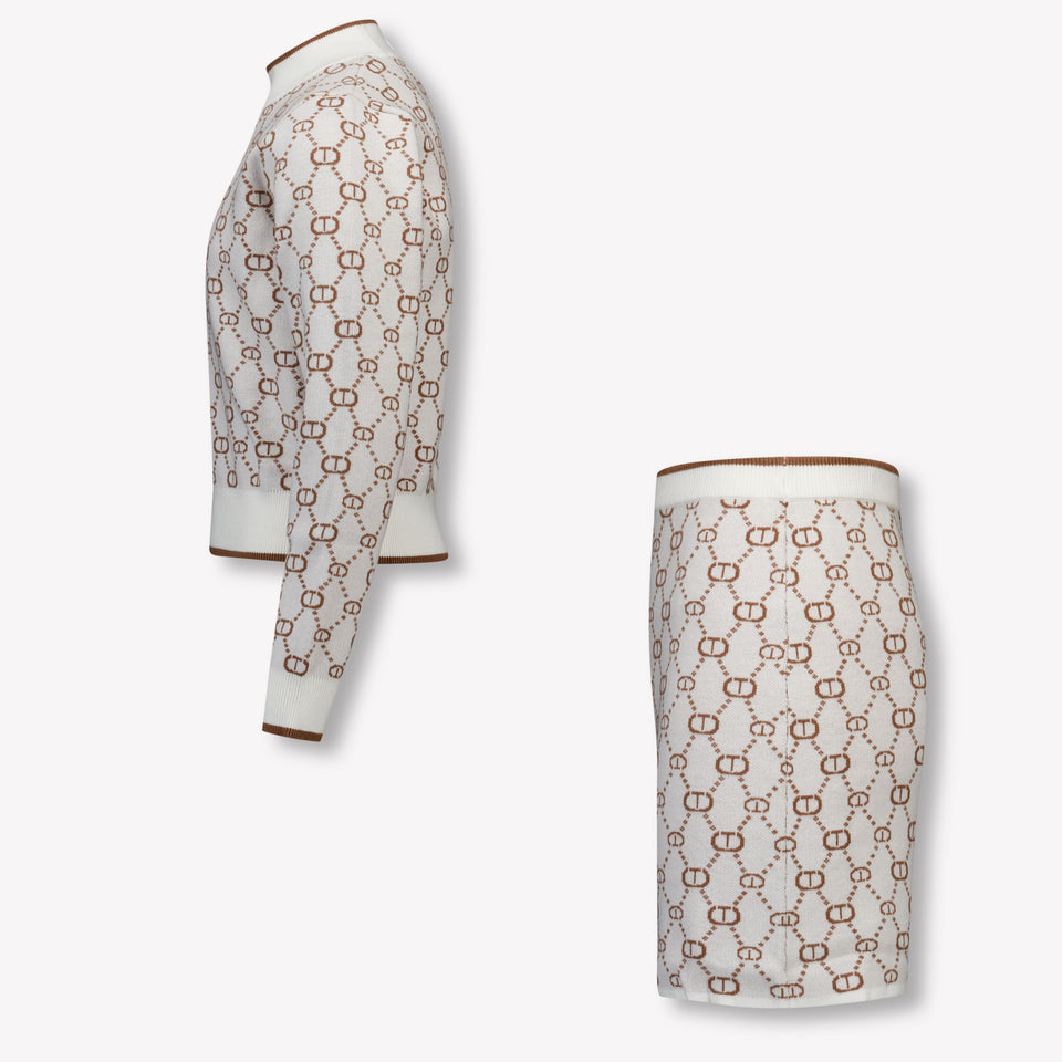 Twinset Kinder Meisjes Setje In Beige