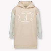 Twset Kids Girls Dress Beige