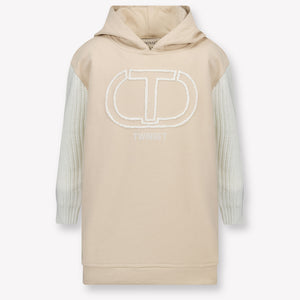 Twset Kids Girls Dress Beige