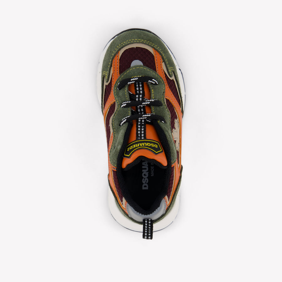 Dsquared2 Unisex Sneakers  Dark Green