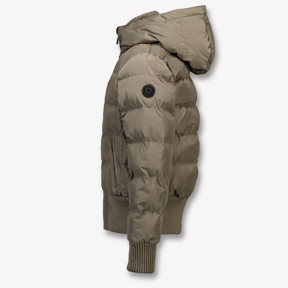 Airforce Kids Girls Winter Coat  Taupe