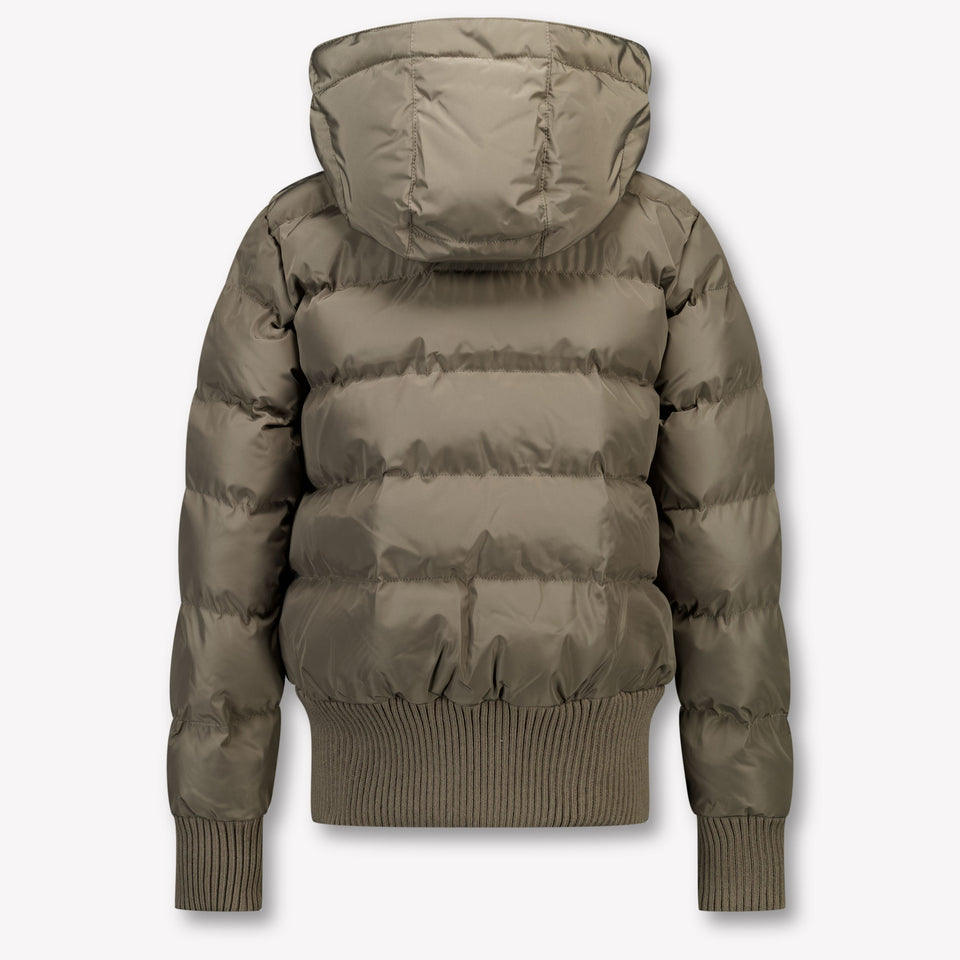 Airforce Kids Girls Winter Coat  Taupe