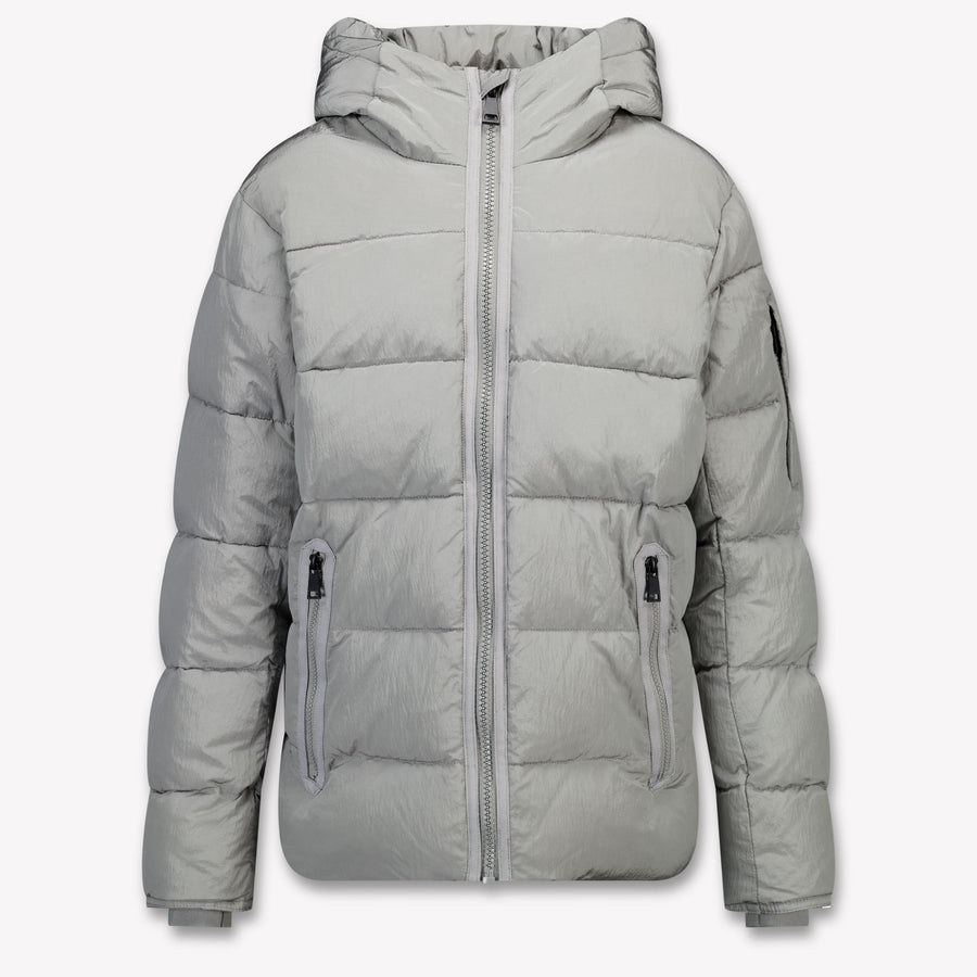 Airforce Kids Boys Winter Jacket  Light Gray