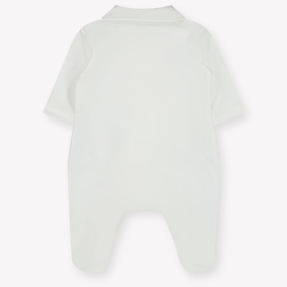 Tarte Et Chocolat Baby Boys Playsuit  White
