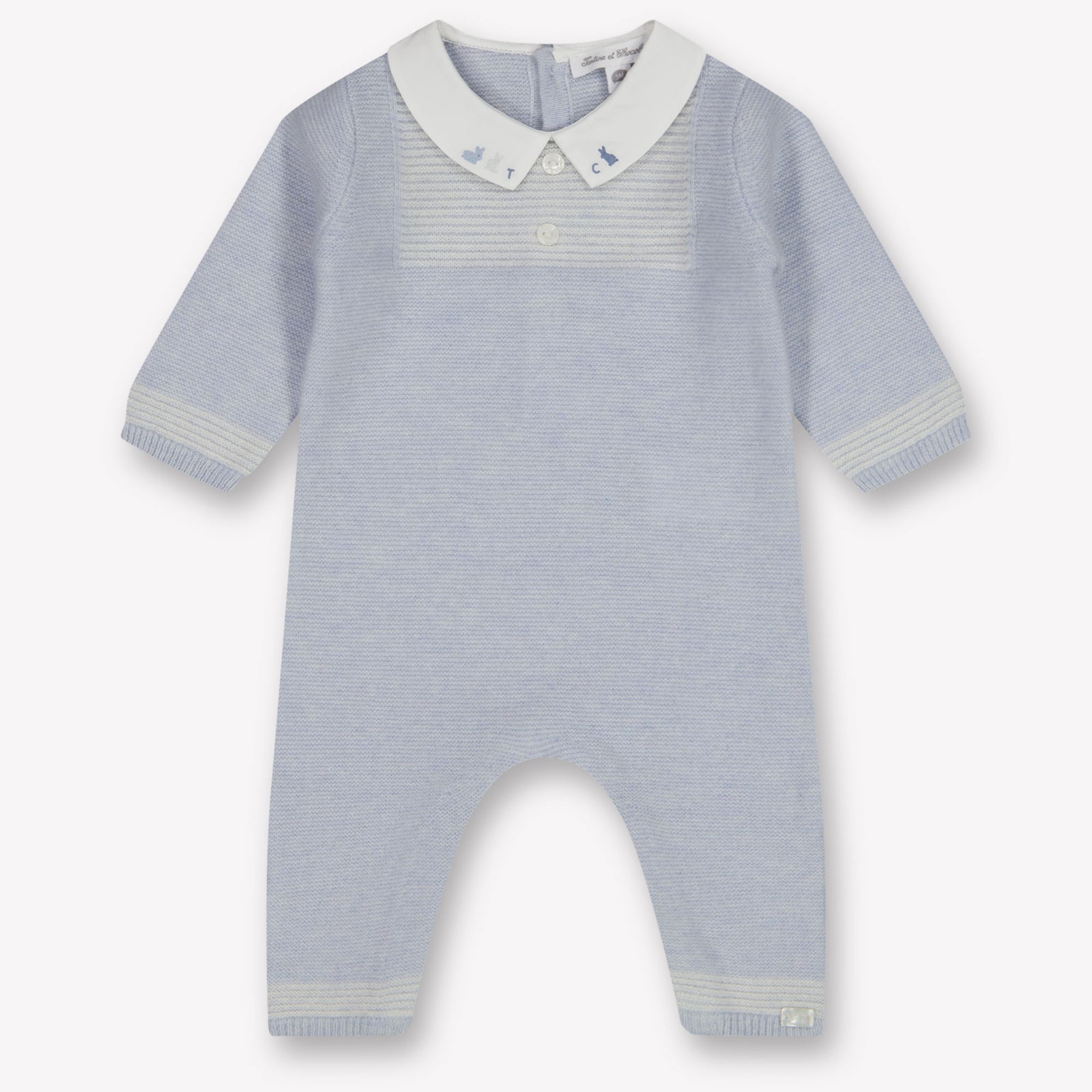 Tarte Et Chocolat Baby Boys Playsuit  Light Blue