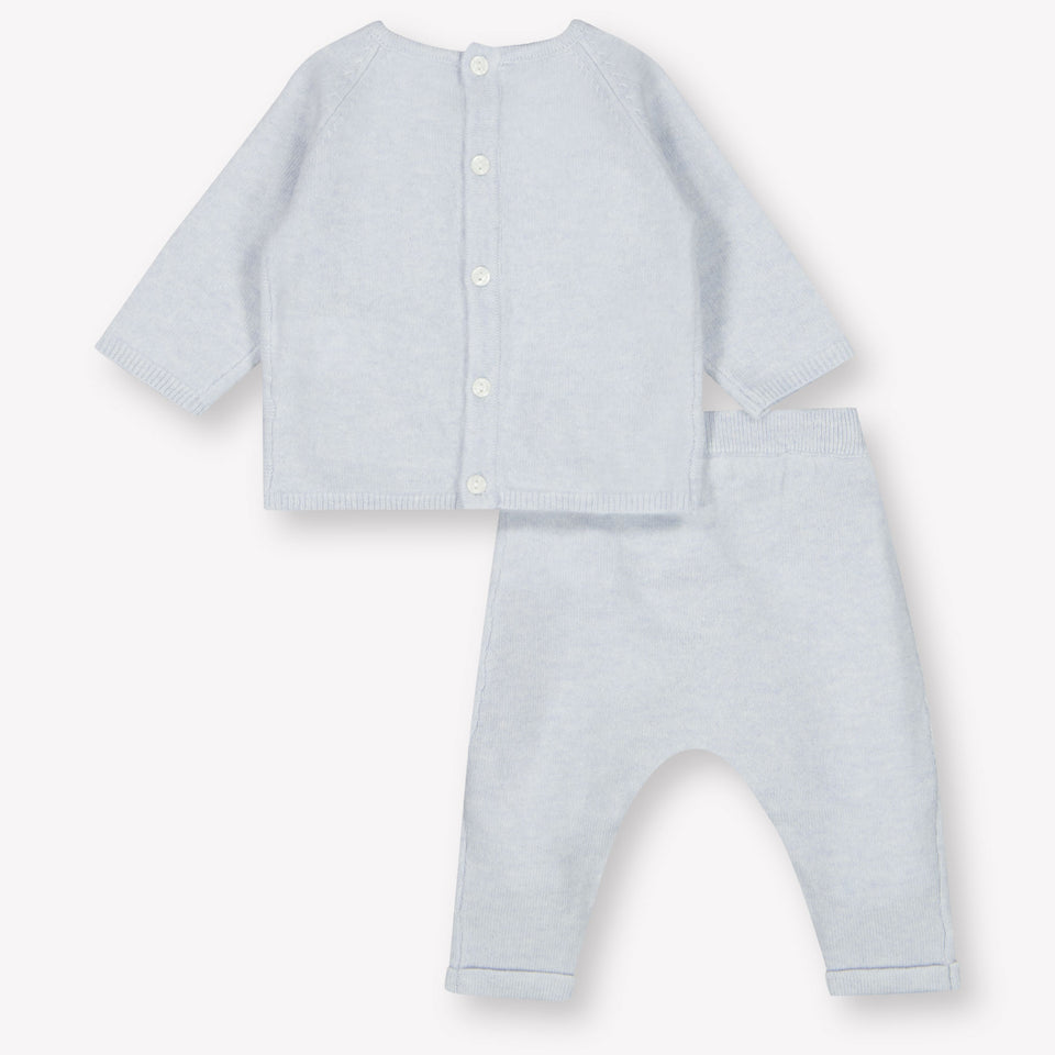 Tarte Et Chocolat Baby Boys Playsuit  Light Blue