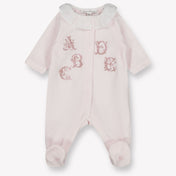 Tarte Et Chocolat Baby Girls Playsuit  Light Pink