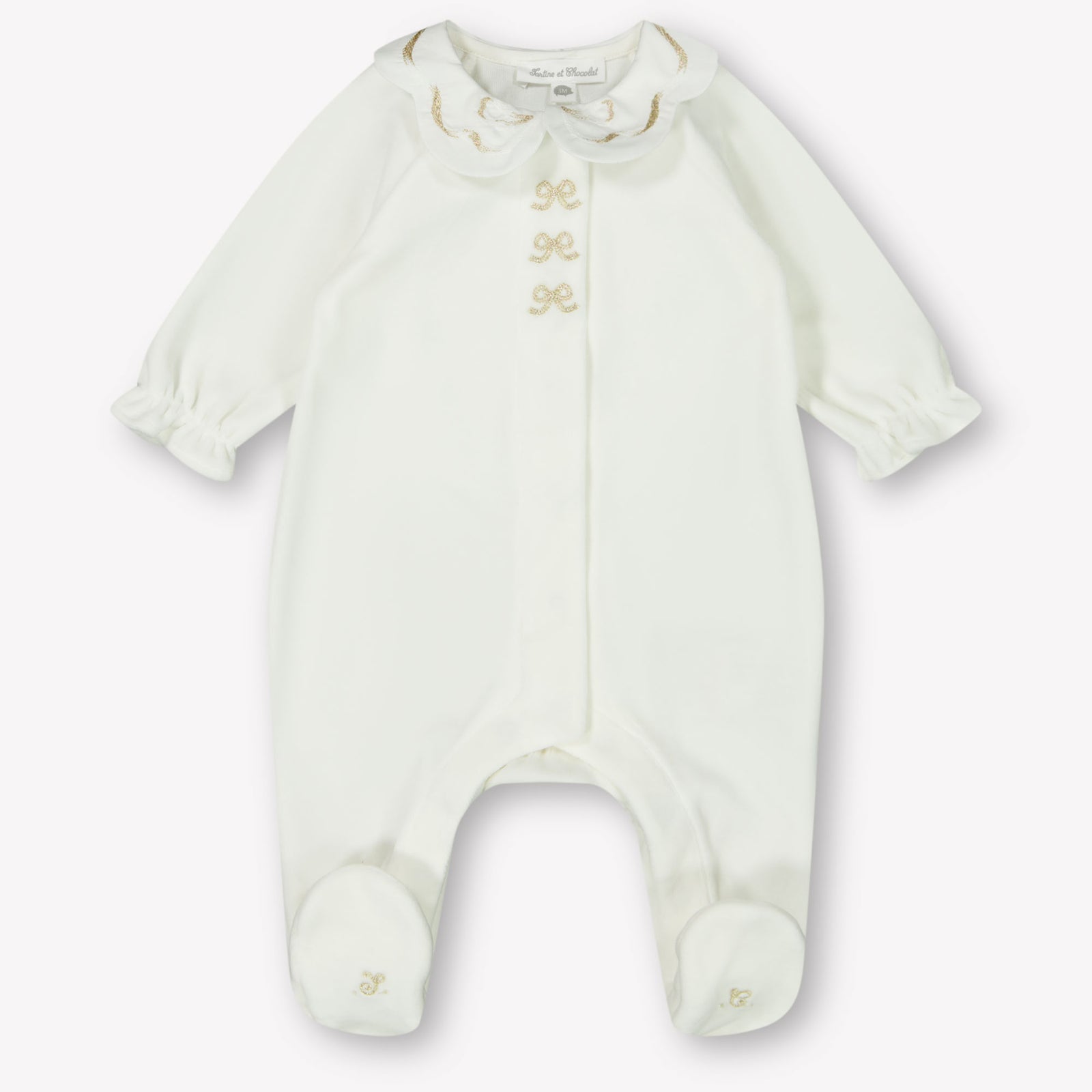 Tarte Et Chocolat Baby Girls Playsuit  White