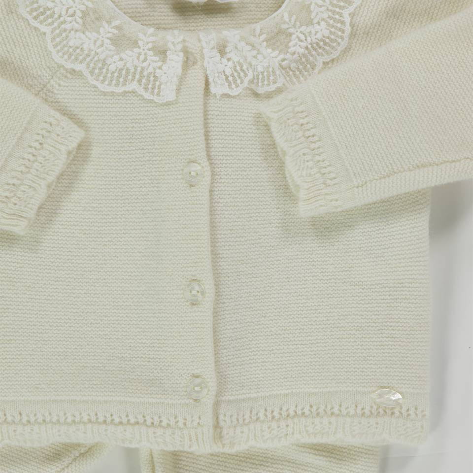 Tartine et Chocolat Baby Meisjes Boxpakje In Off White