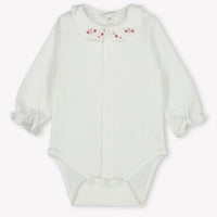 Tartine et Chocolat Baby Meisjes Rompertje In Off White