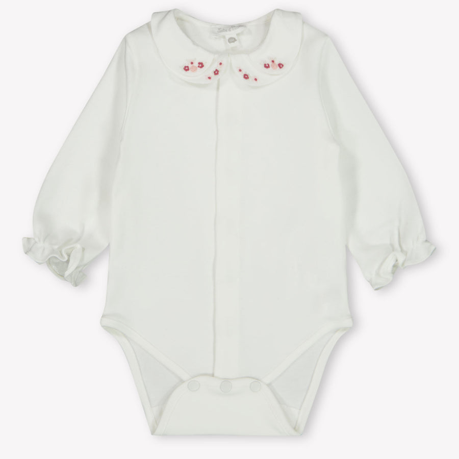 Tartine et Chocolat Baby Meisjes Rompertje In Off White