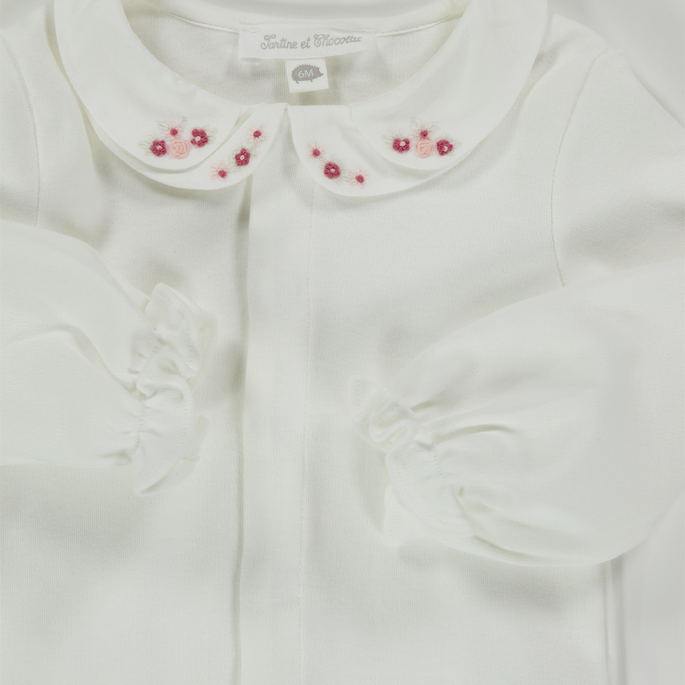 Tarte Et Chocolat Baby Girls Bodwell  Offwhite