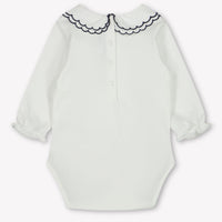 Tartine et Chocolat Baby Meisjes Rompertje In Off White