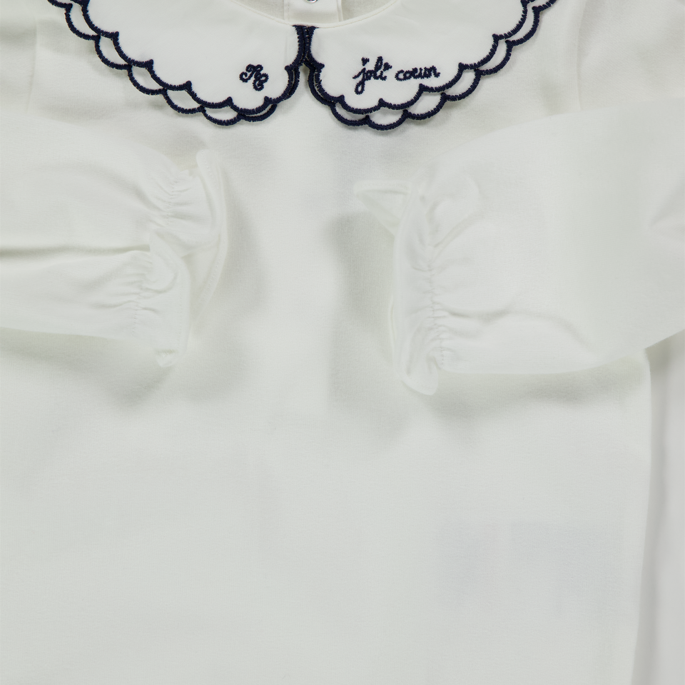 Tarte Et Chocolat Baby Girls Bodwell  Offwhite