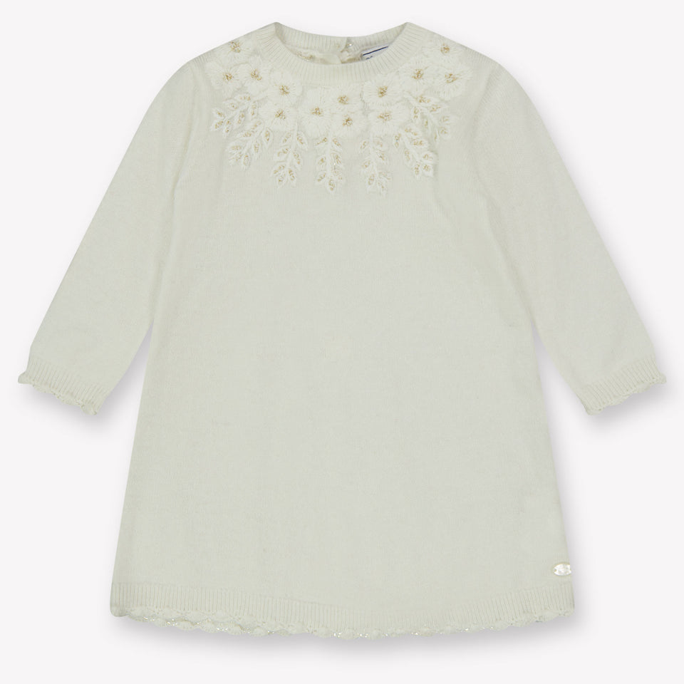 Tarte Et Chocolat Baby Girls Dress Offwhite