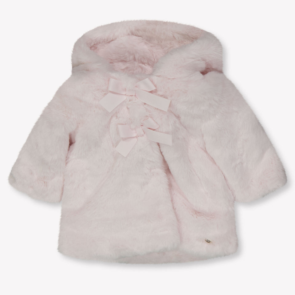 Tarte Et Chocolat Baby Boy Faux Fur Jacket  Offwhite